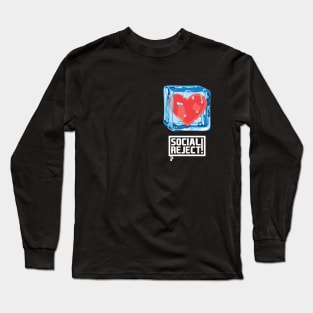 Cold Heart (White) Long Sleeve T-Shirt